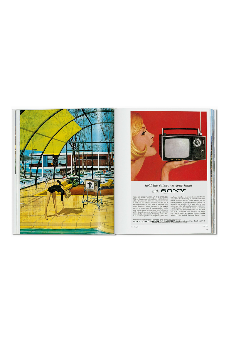 All-American Ads of the 60s Multilingual Book, Alternate, color, Rust Orange