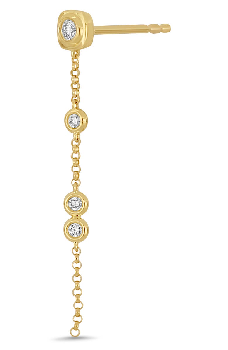 Bony Levy Monaco 18K Yellow Gold Diamond Linear Drop Earrings, Alternate, color, 18K Yellow Gold