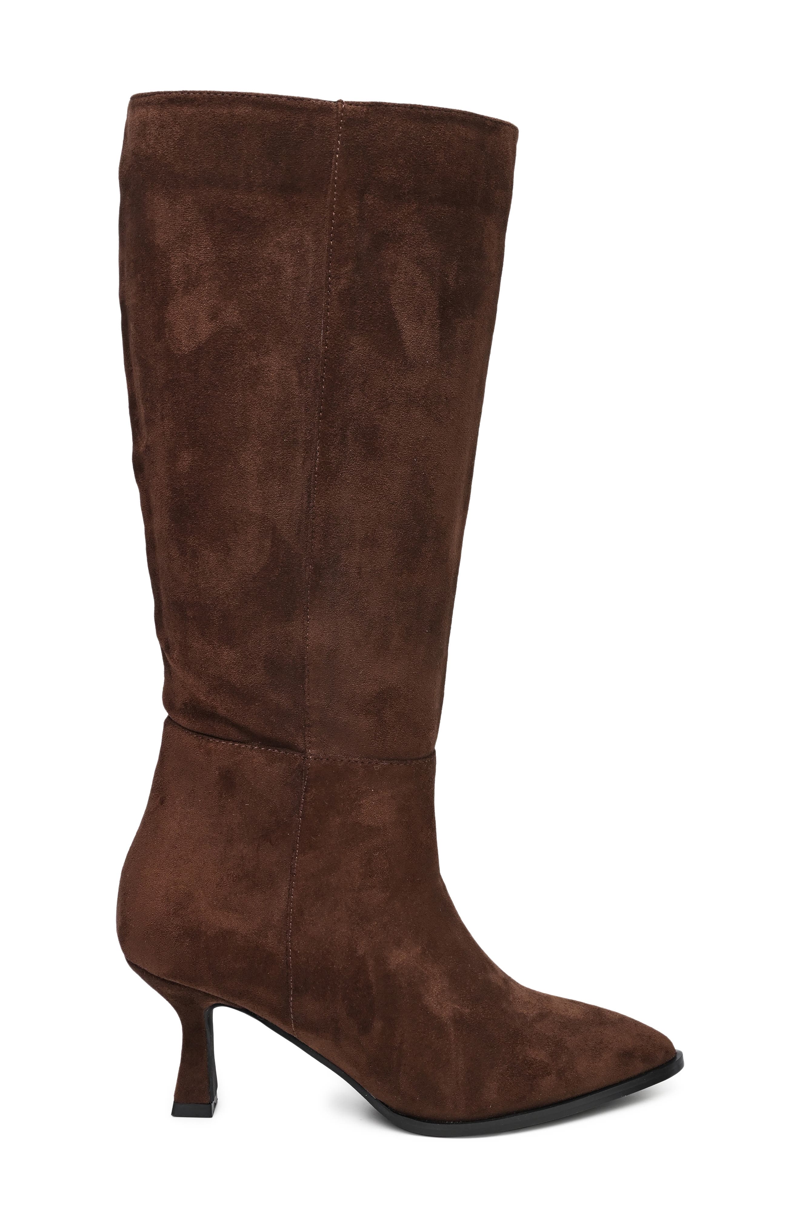 Ticon Tall Boot, Alternate, color, CHOCOLATE MICRO