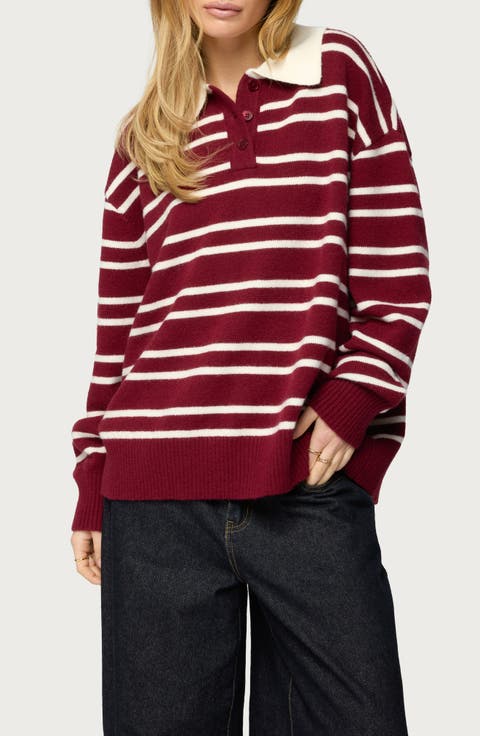 Rilynn Stripe Sweater Polo