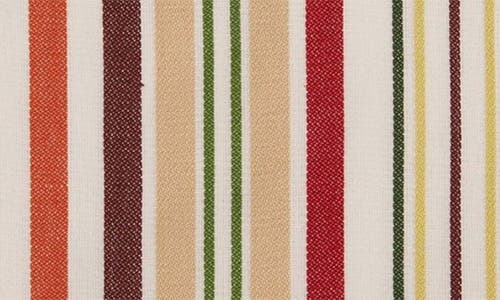 Design Imports Grove Stripe 4-piece Napkin Set In Multi
