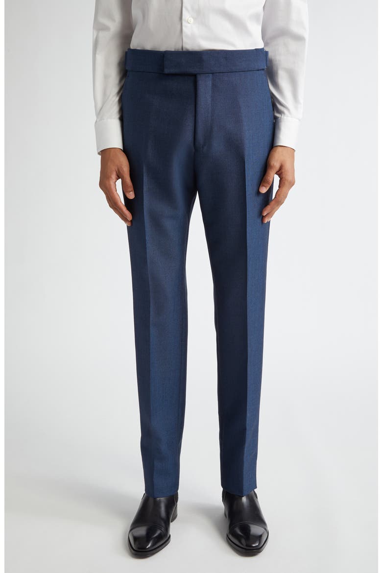 Atticus Wool & Mohair Suit, Alternate, color, AZURE BLUE