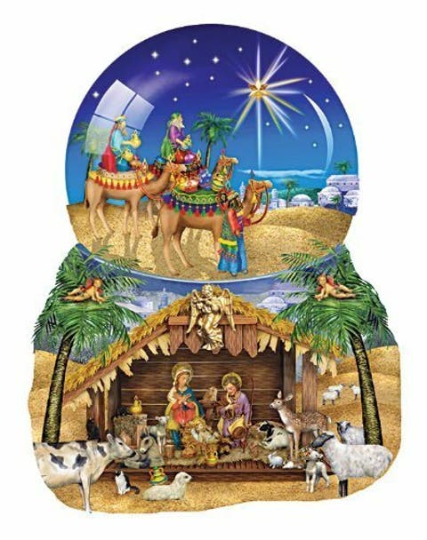 O Star of Bethlehem 1000 piece Jigsaw Puzzle for Adults Special Shape