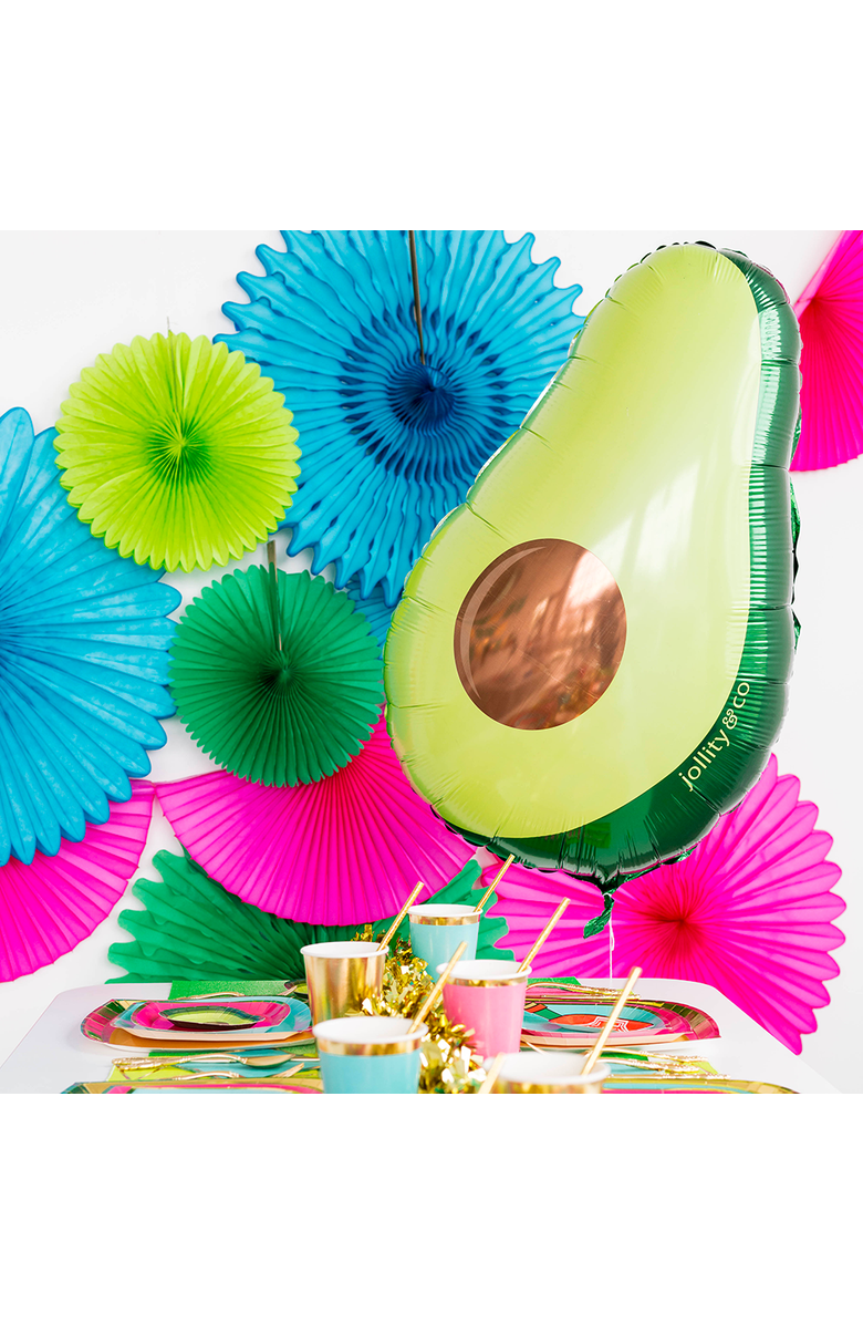 Jollity 
Co Mylar Balloons, Alternate, color, Avocado