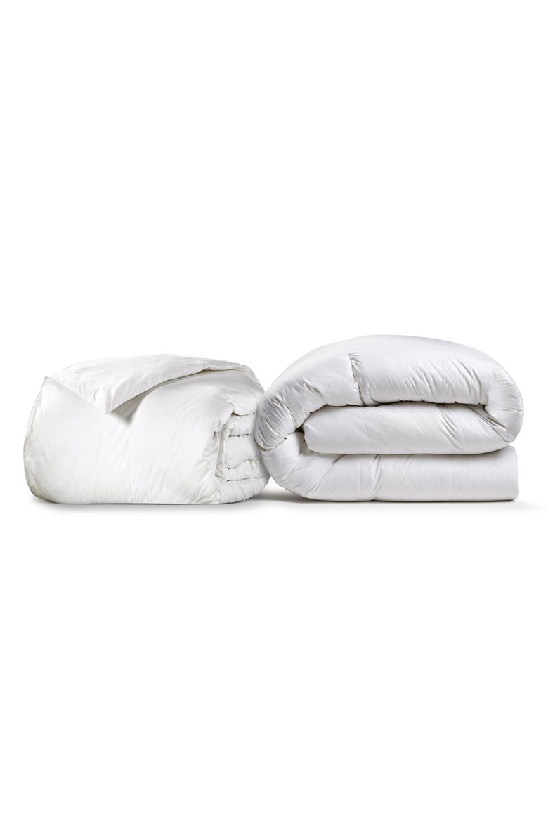 ELLA JAYNE HOME Utility 550 Fill Power Down Comforter & Feather Bed Set, Main, color, White