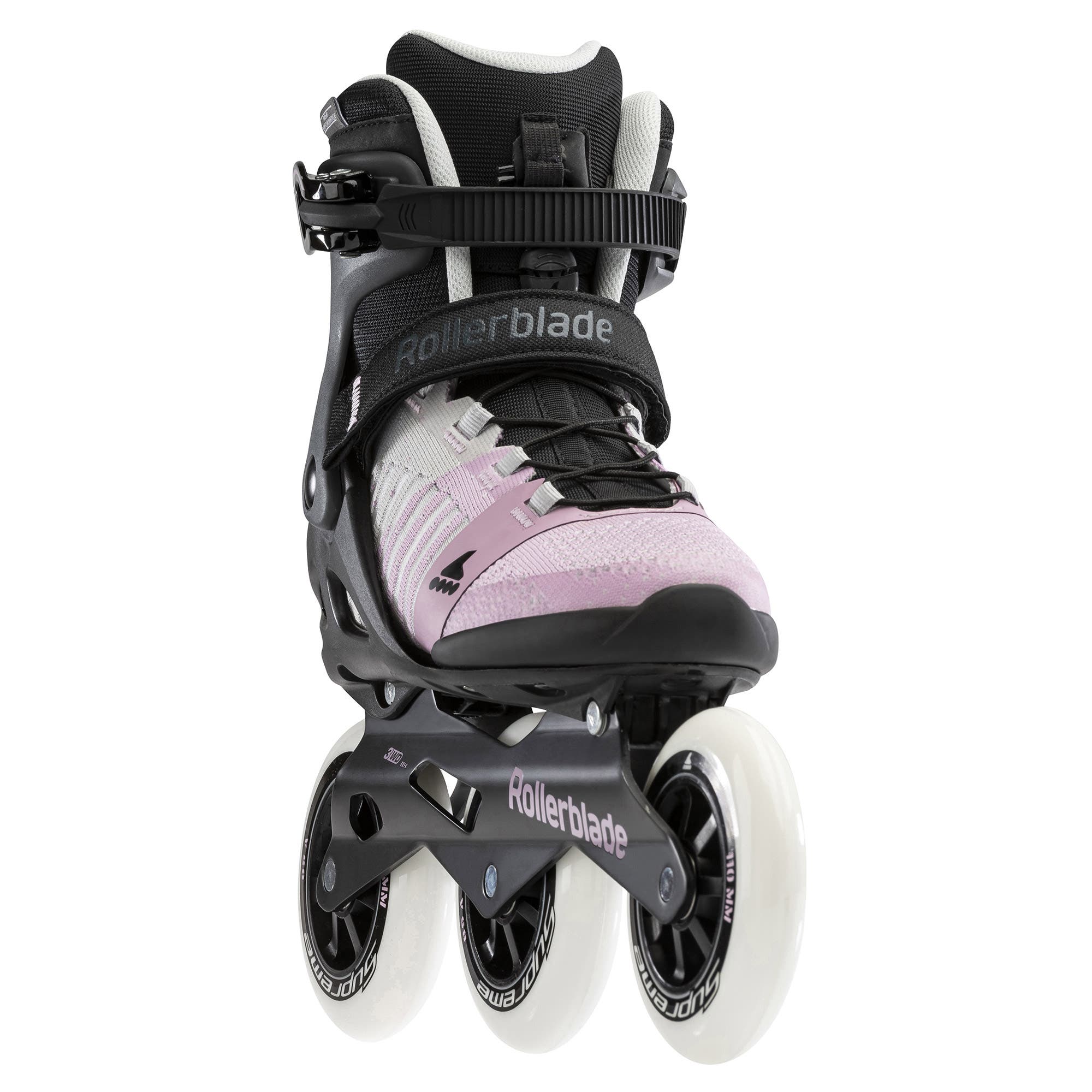 Macroblade 110 3WD Womens Inline Skates, Alternate, color, Black/Grey/Pink