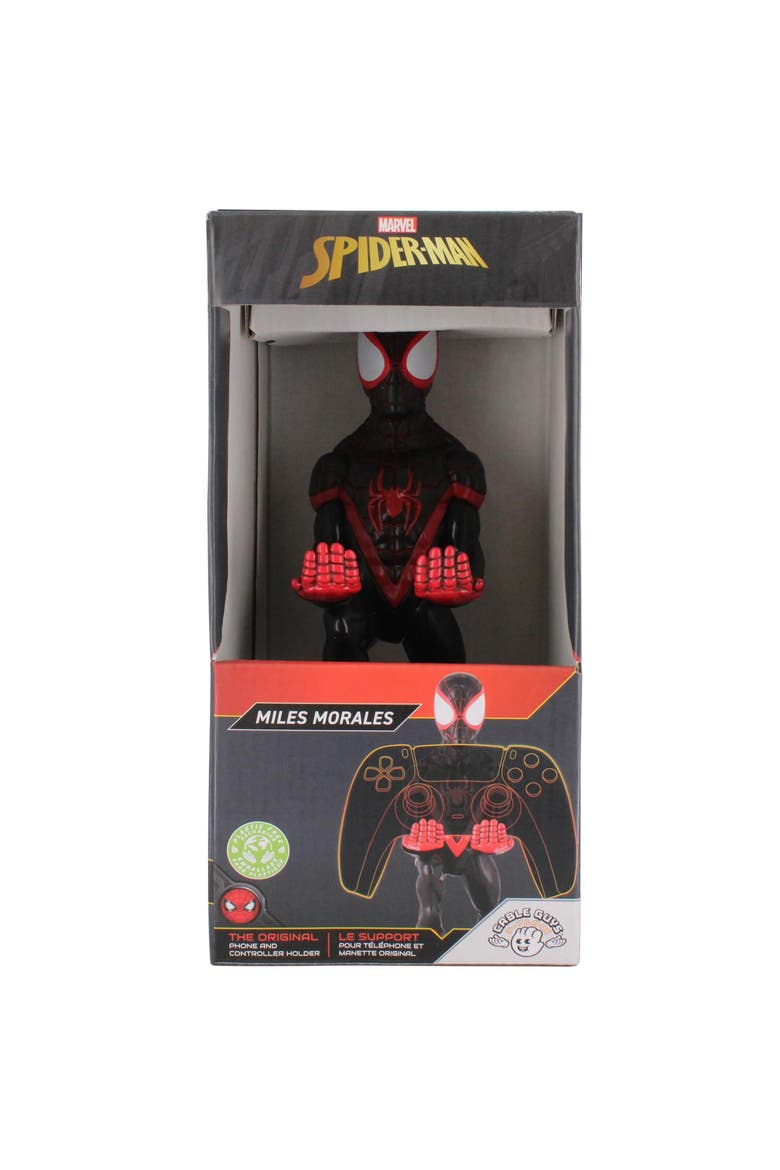 Marvel Spiderverse Miles Morales Mobile Phone & Gaming Controller Holder, Alternate, color, Multicolored