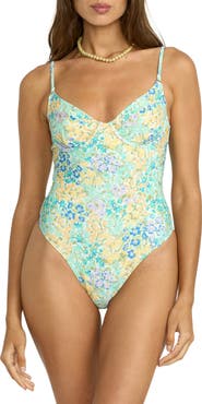 Billabong Morning Swell Underwire One-Piece Swimsuit