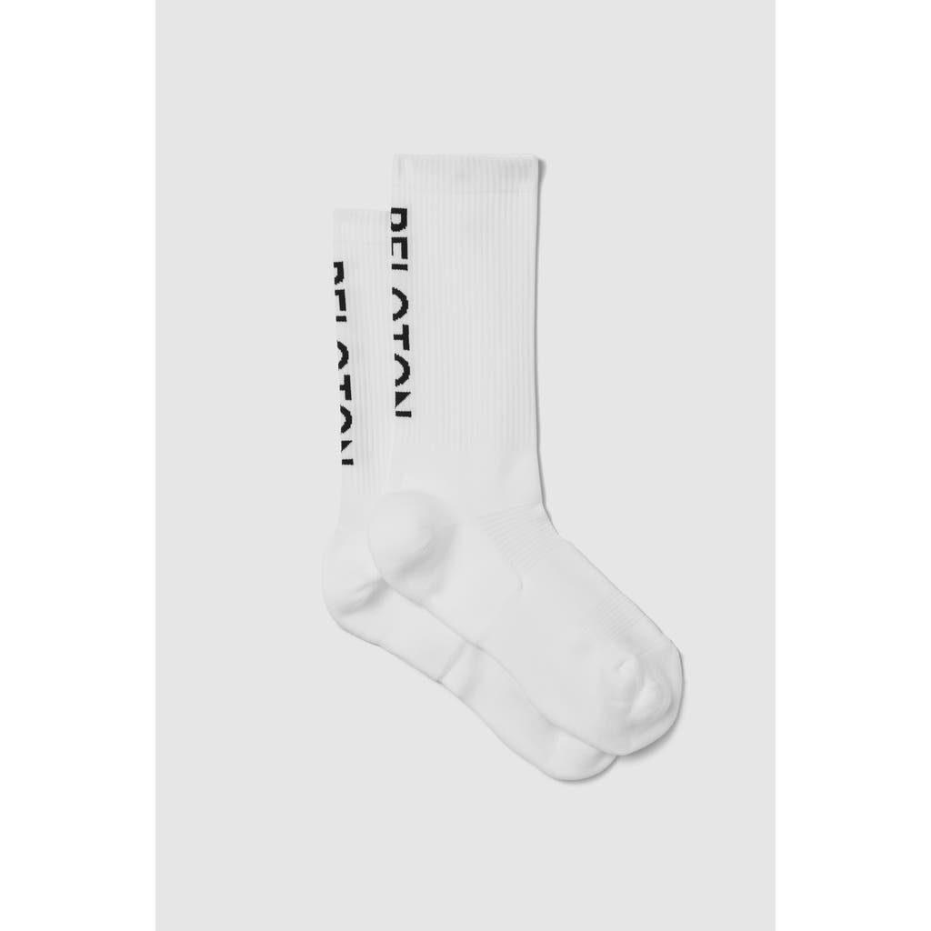 Peloton Performance Crew Sock In White