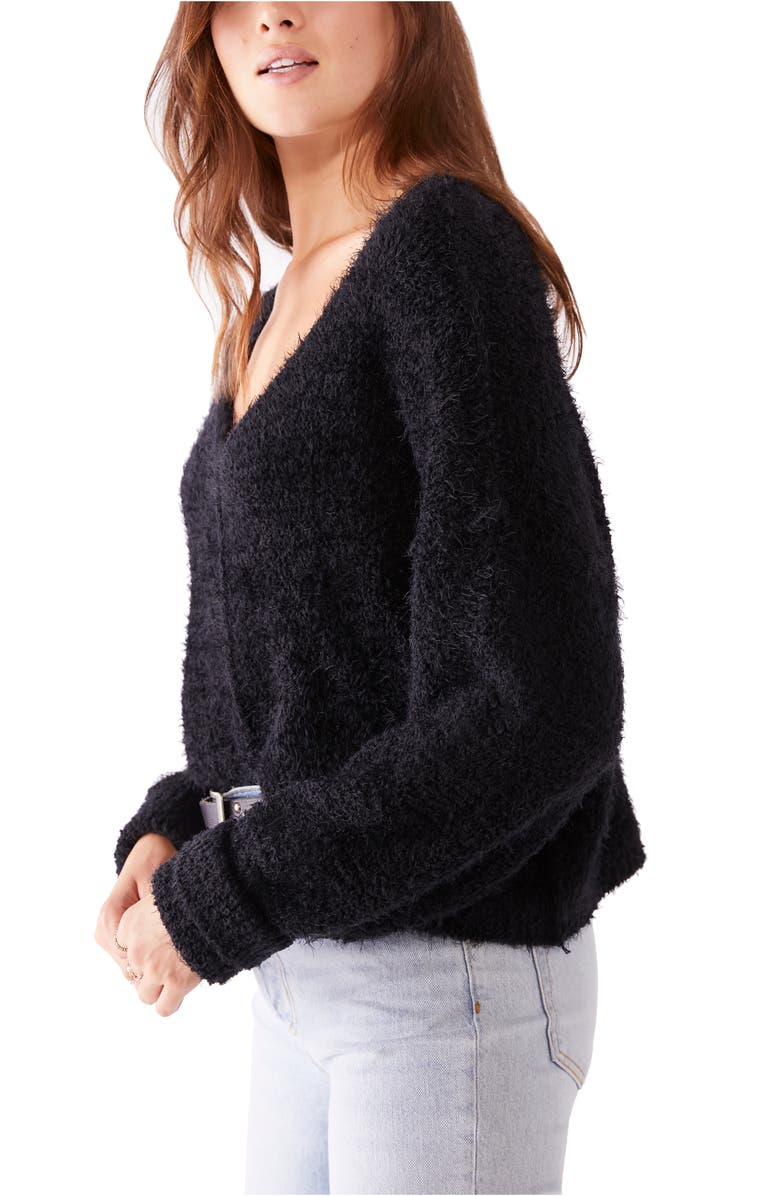 Free People Icing V-Neck Sweater, Alternate, color, 