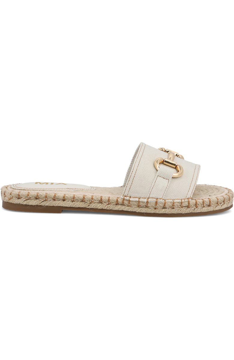 MIA Cadiz Espadrille Slide Sandal, Alternate, color, Bone