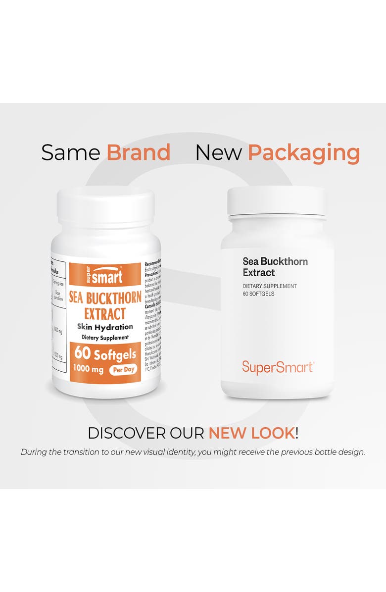 SuperSmart Sea Buckthorn Extract 1000mg, Alternate, color, NO COLOR