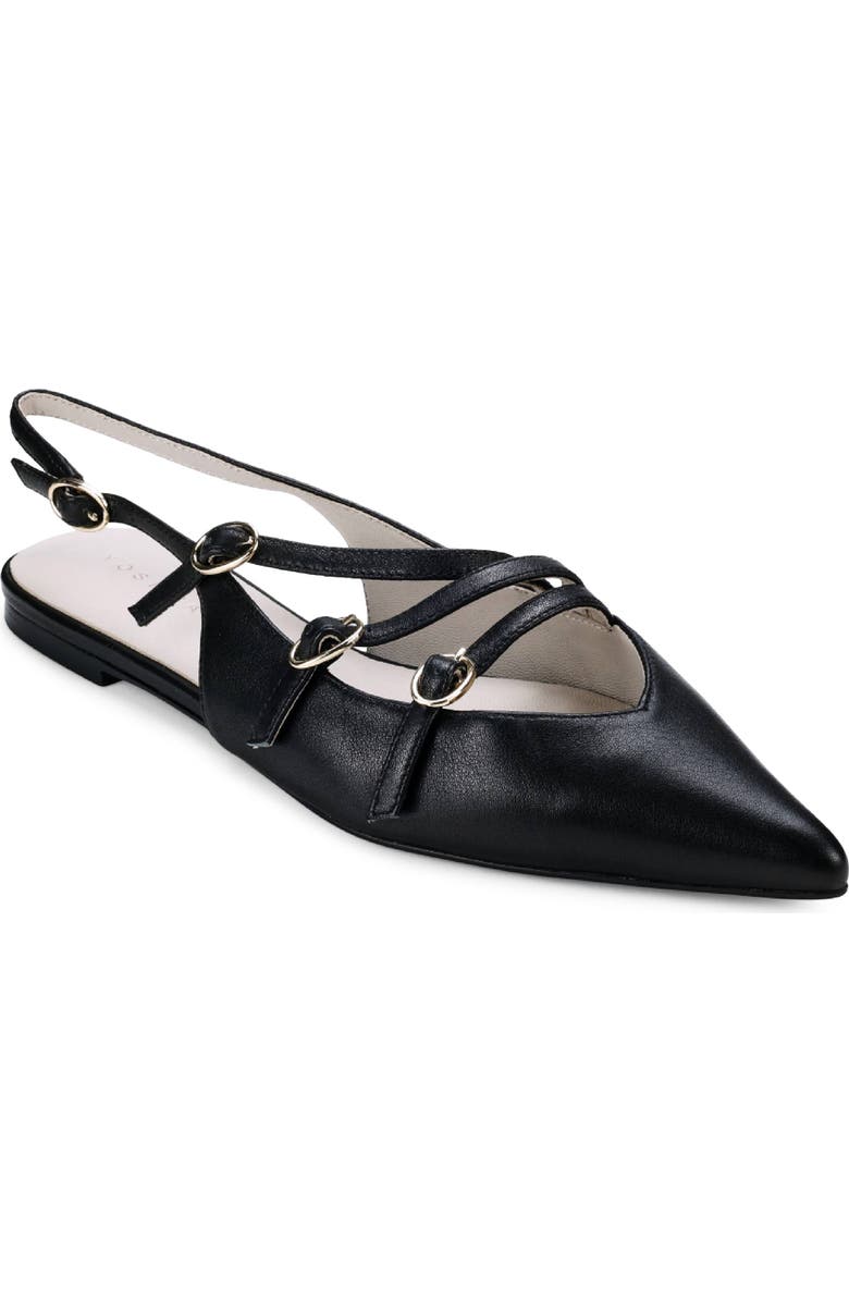 Yosi Samra Ava Slingback Pointed Toe Flat, Main, color,