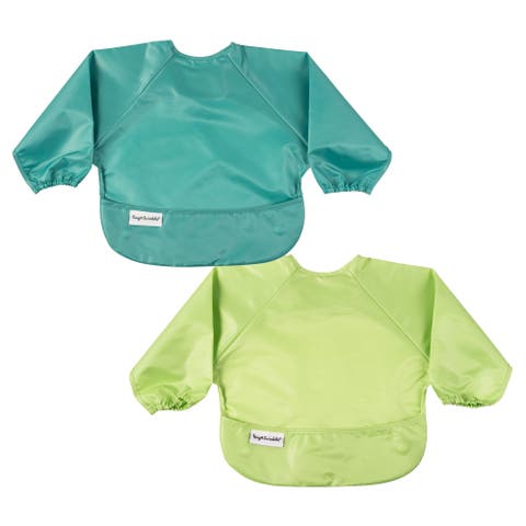 Mess-Proof/Waterproof 2-Pack Long-Sleeve Bib