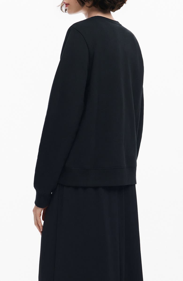 Desigual Lady Floral Embroidered Sweatshirt, Alternate, color, 