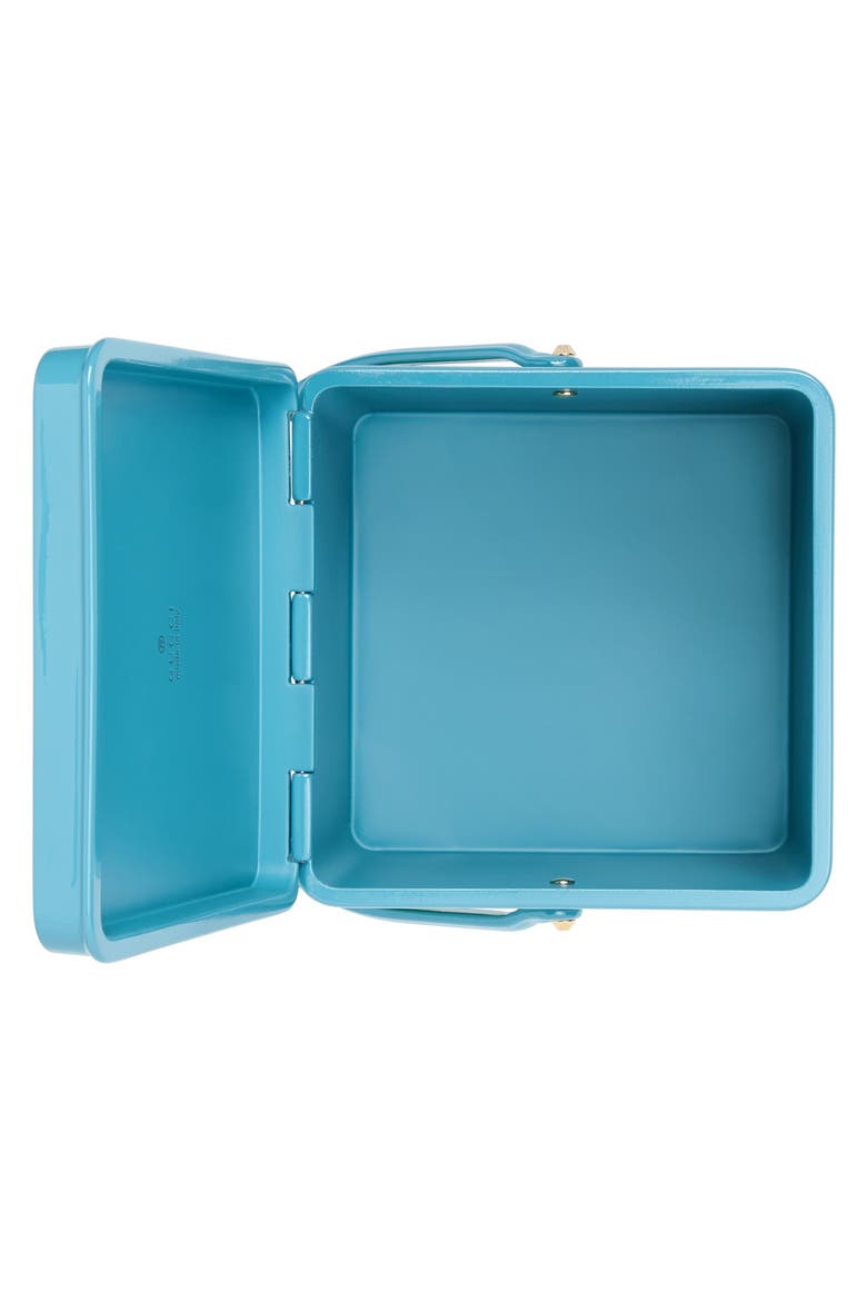 Mad Cookies Top Handle Box Bag, Alternate, color, AVIO GREEN BEIGE MULT