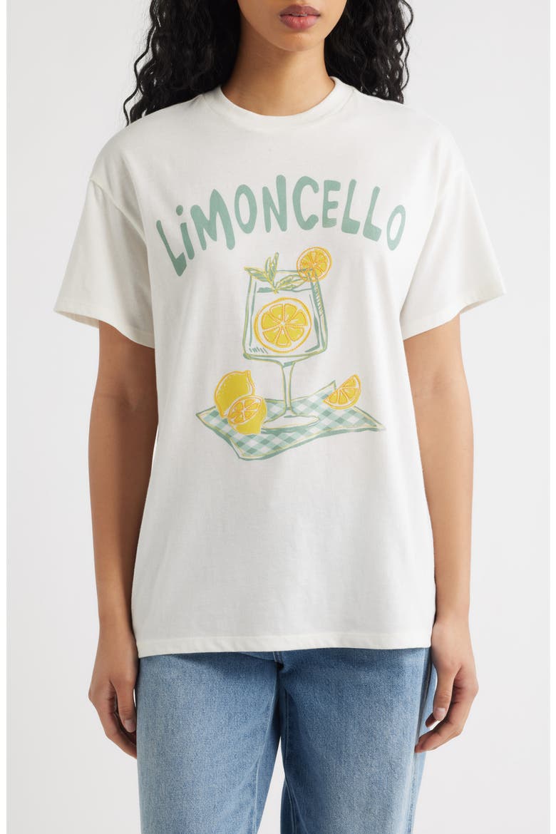 Limencello Graphic T-Shirt, Main, color, MARSHMALLOW
