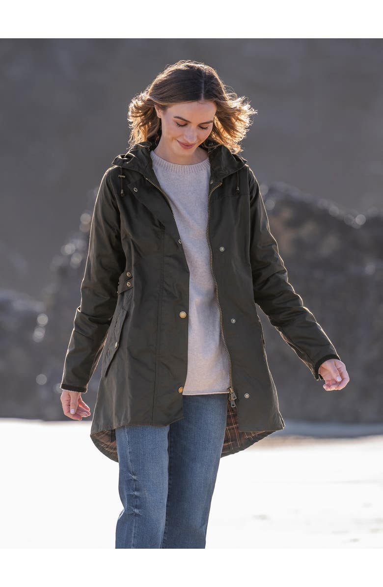 Celtic 
Co. Wax Riding Coat, Alternate, color, Dark Brown