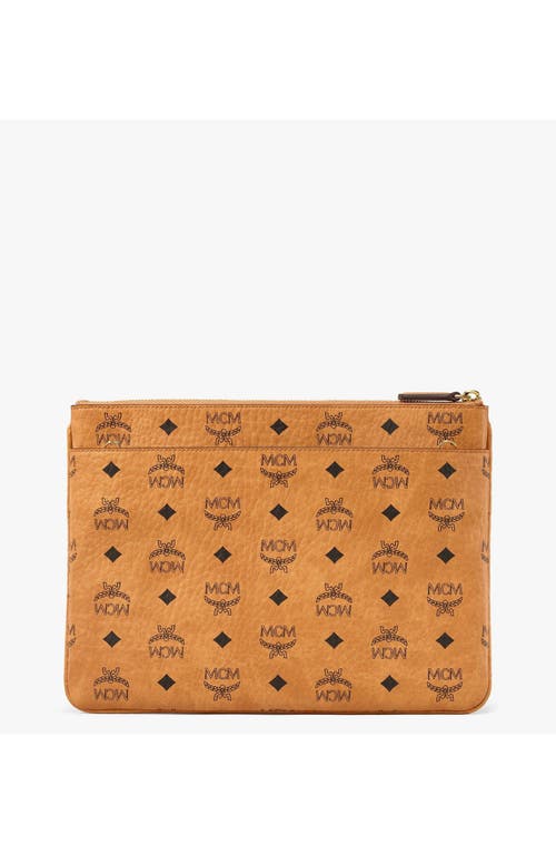 Mcm Crossbody Pouch In Brown
