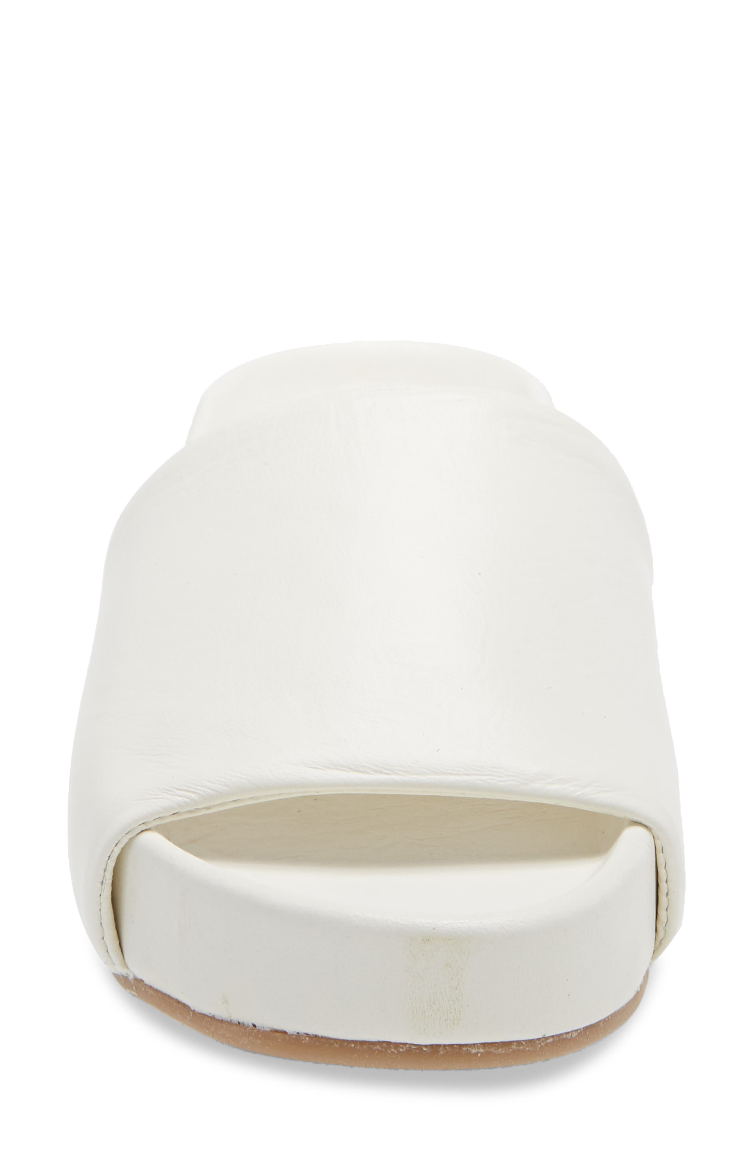 Pelican Platform Slide Sandal, Alternate, color, WHITE