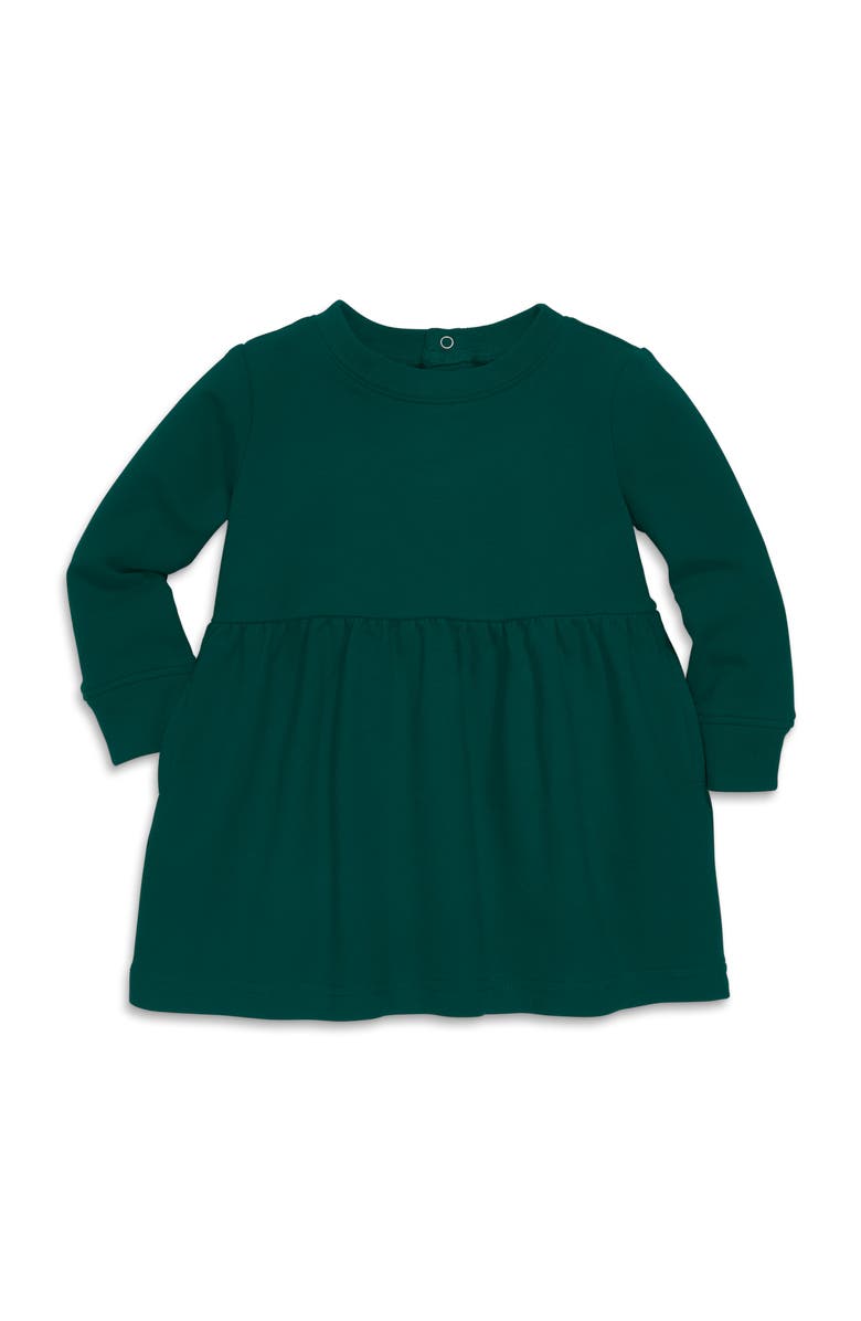 Primary Baby Cozy Pocket Dress, Main, color, Ivy