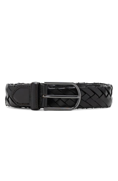 Braided Leather Belt