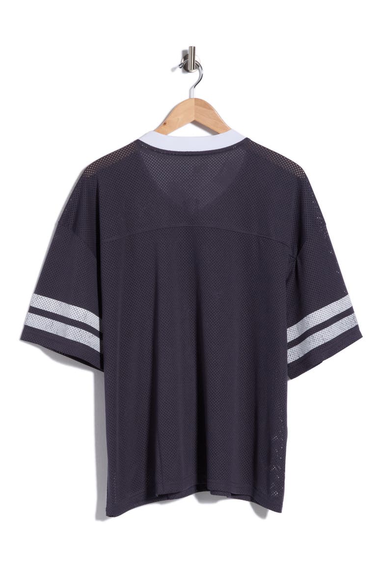 Toyota Stencil Font 13 Jersey Tee, Alternate, color, DARK GREY