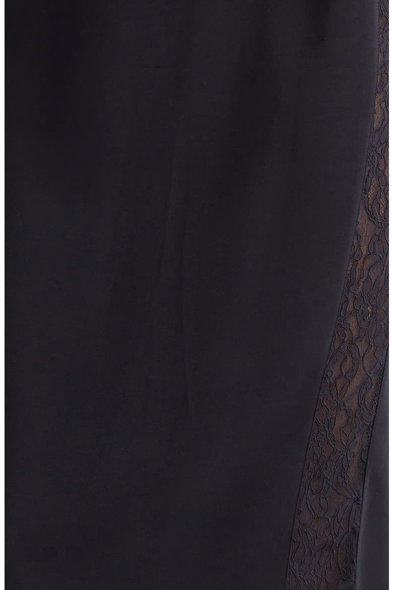 Lace Long Sleeve Dress, Alternate, color, BLACK