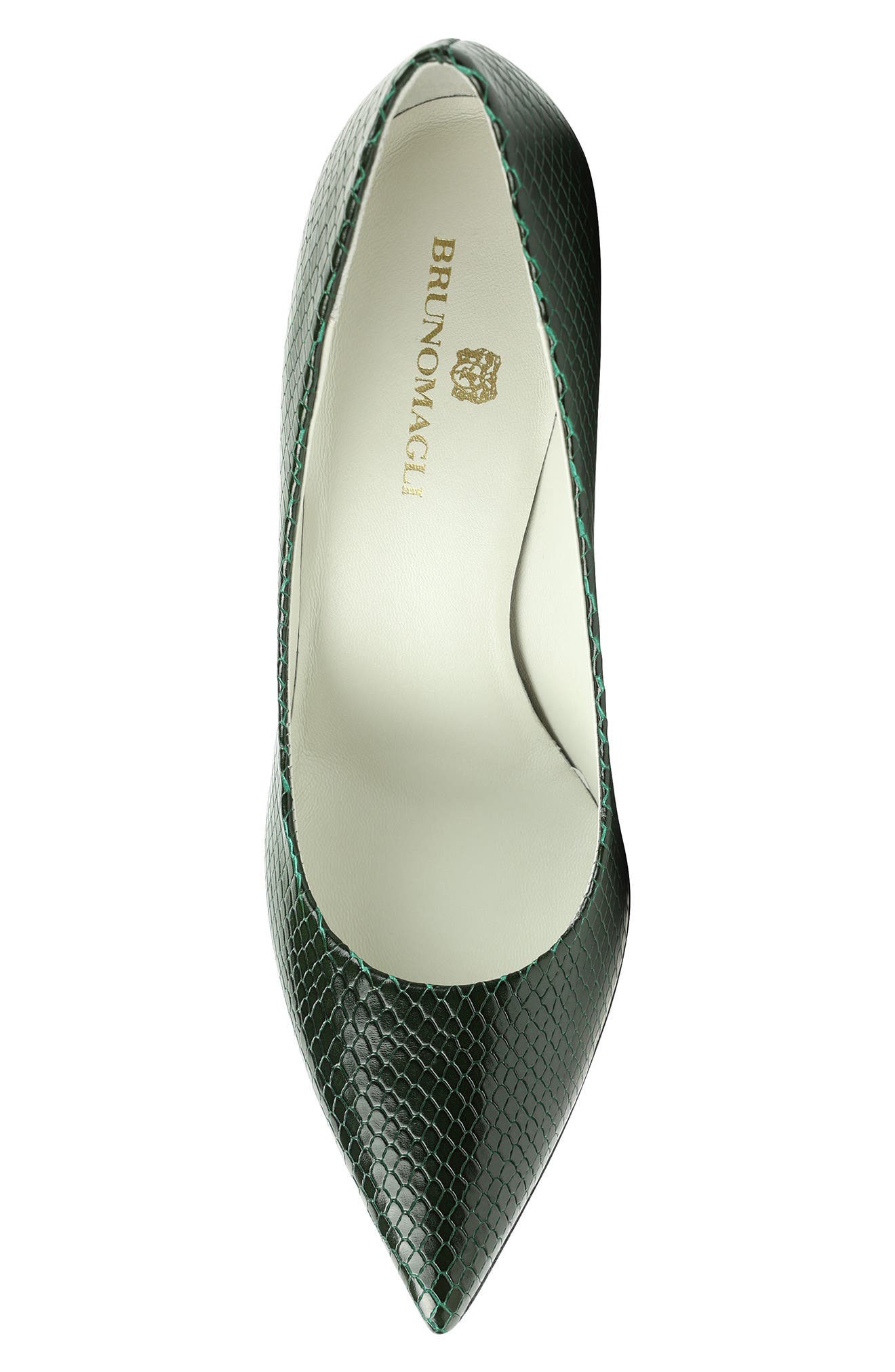 Telma Snakeskin Embossed Pump, Alternate, color, EMRALD VIPER