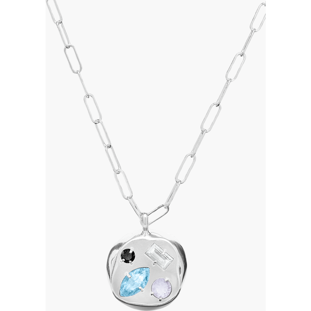 Birthdate Co. The March Birthdate Silver Pendant In March 15th - Silver