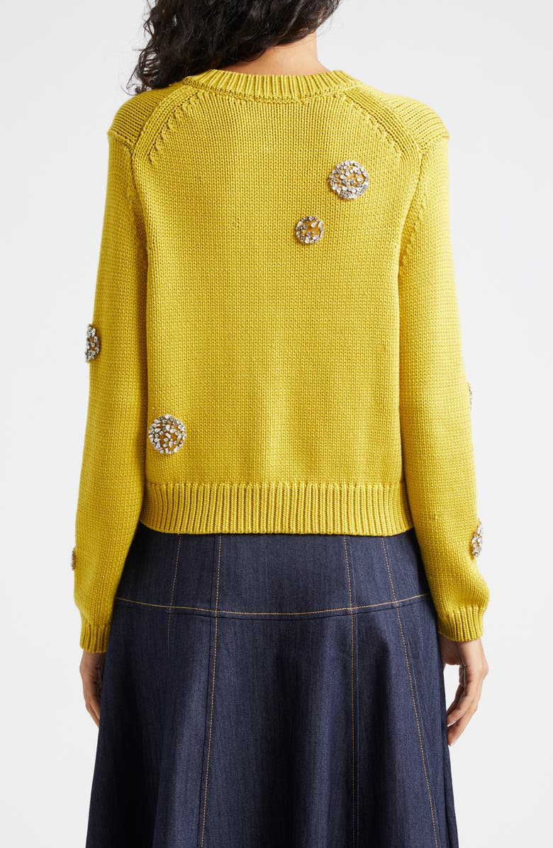 Cinq à Sept Piera Rhinestone Detail Cardigan, Alternate, color,