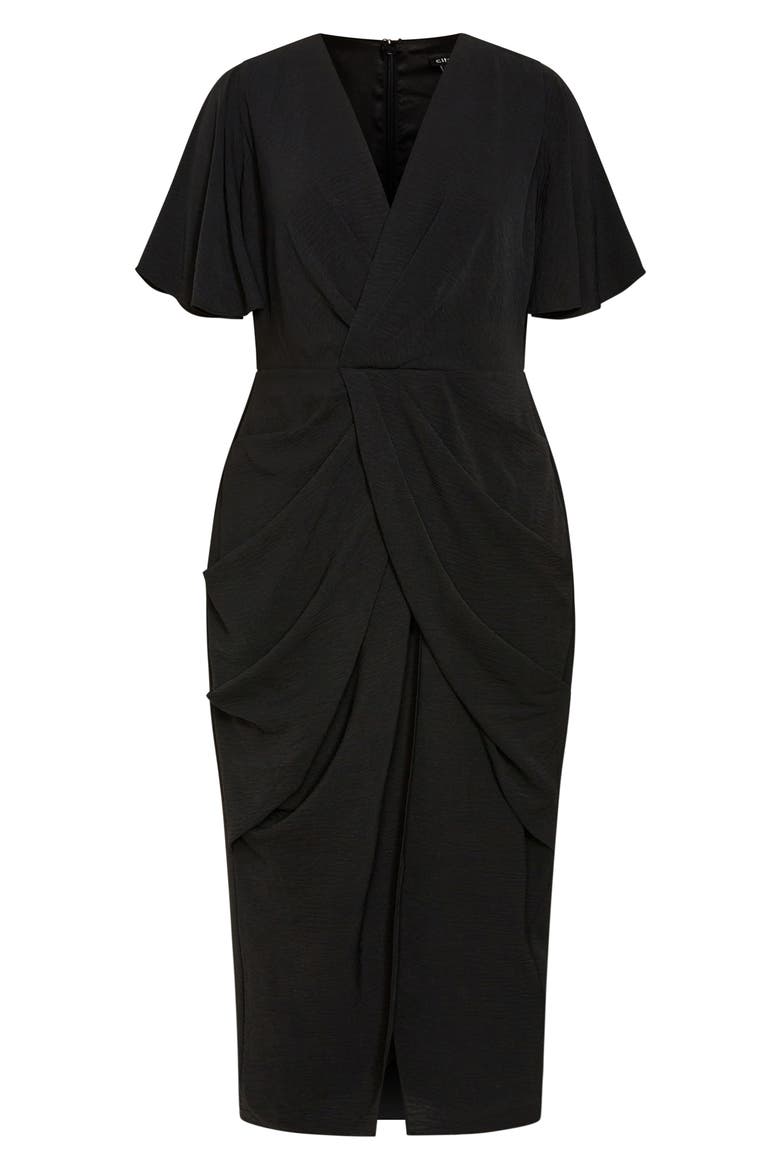 Braelynn High-Low Maxi Dress, Alternate, color, BLACK