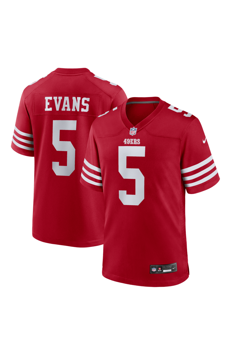 Nike Men's Nike Mike Evans Scarlet San Francisco 49ers Game Jersey, Main, color, Scarlet