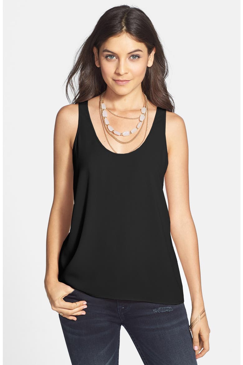 Woven Swing Tank, Main, color, BLACK