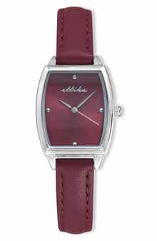 Classic Leather Strap Watch