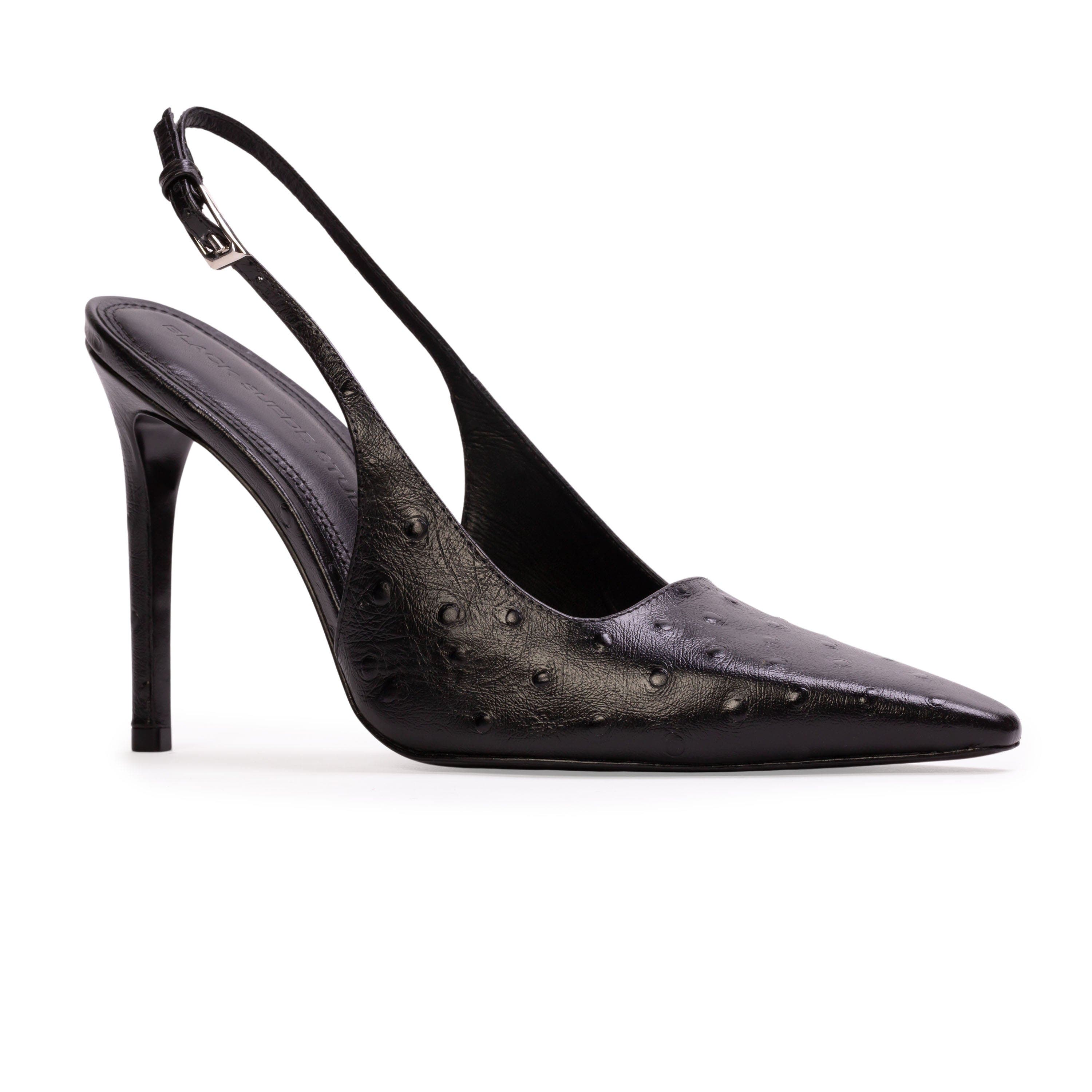 BLACK SUEDE STUDIO Lainey 100 Patent Pump, Alternate, color, Black Patent Leather