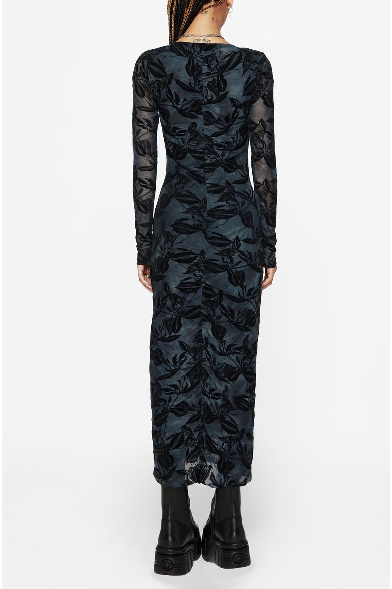 Bryn Floral Long Sleeve Maxi Dress, Alternate, color, Blue
