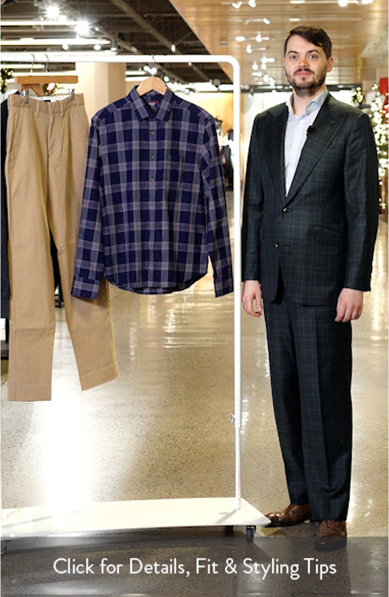 Gahard Plaid Cotton Flannel Button-Up Shirt, sales video thumbnail