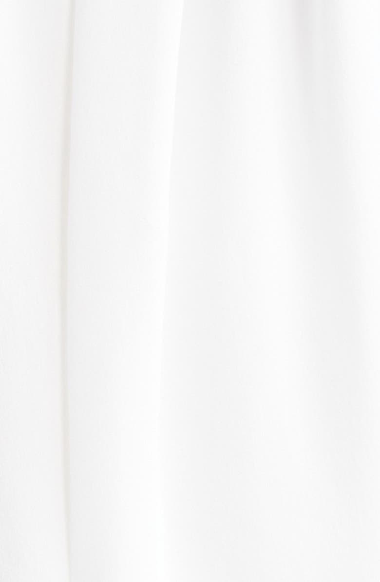 Michael Kors Collection Split Neck Silk Top, Alternate, color, 