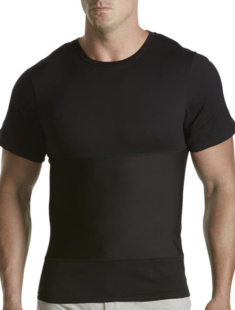 Big & Tall Shapewear Crewneck T-Shirt