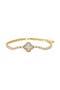 Four Leaf Colored Stone Clover Tennis Bracelet