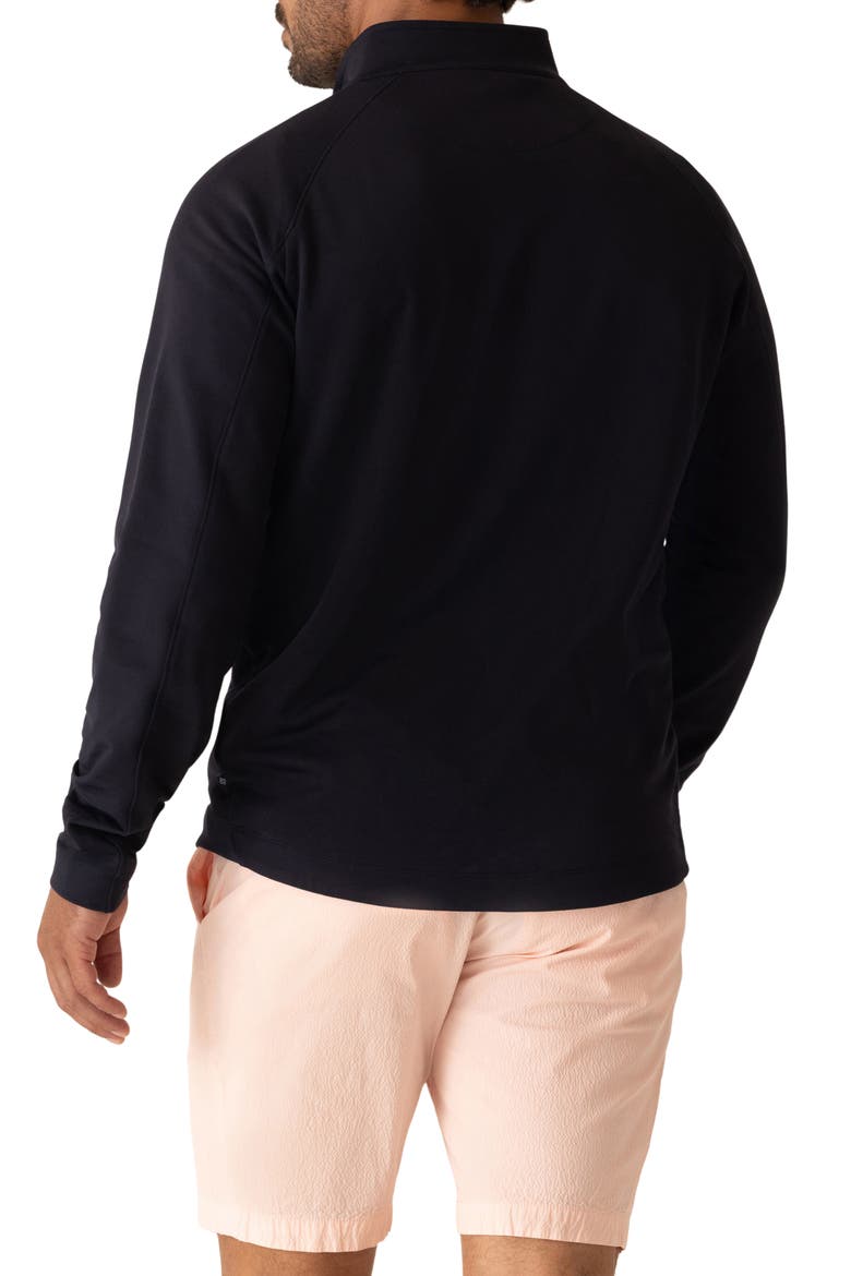 Techno MIcrolight Quarter Zip Pullover, Alternate, color, MIDNIGHT