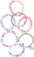 Capelli New York Kids' Be Kind Assorted 7-Pack Stretch Bracelets