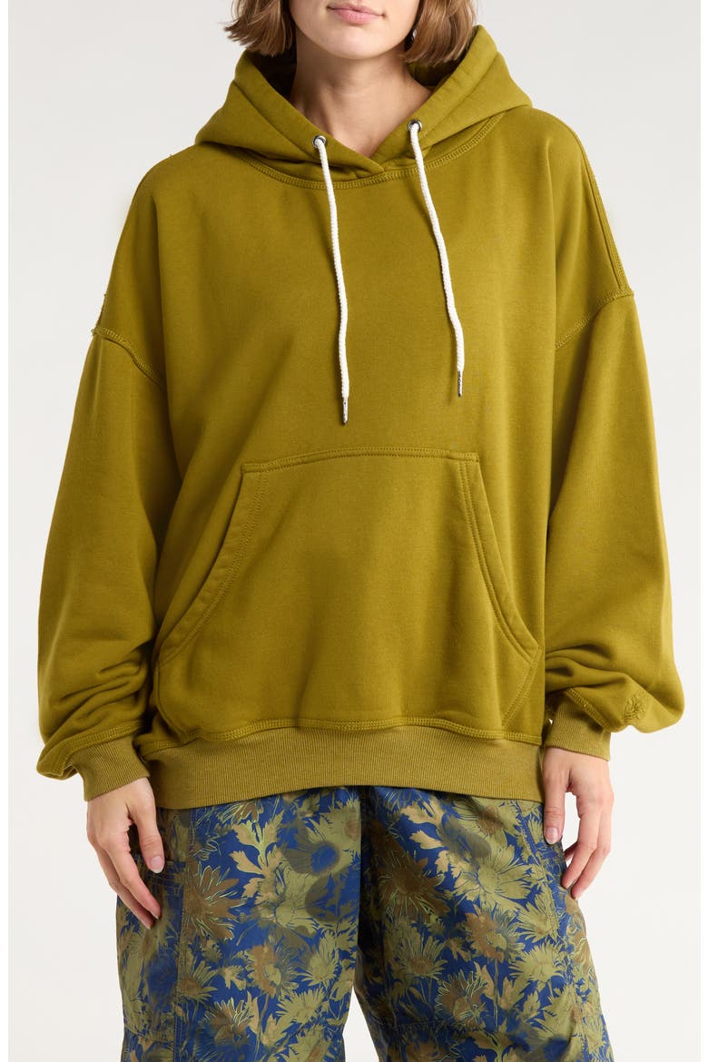 FP Movement Final Call Hoodie, Main, color, OLIVE