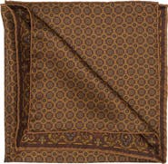 Elizabetta Lario - Double Sided Silk Pocket Square for Men