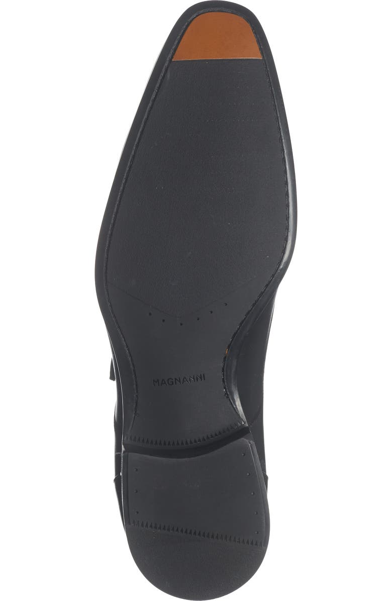 Magnanni Manning Monk Strap Shoe, Alternate, color, Black