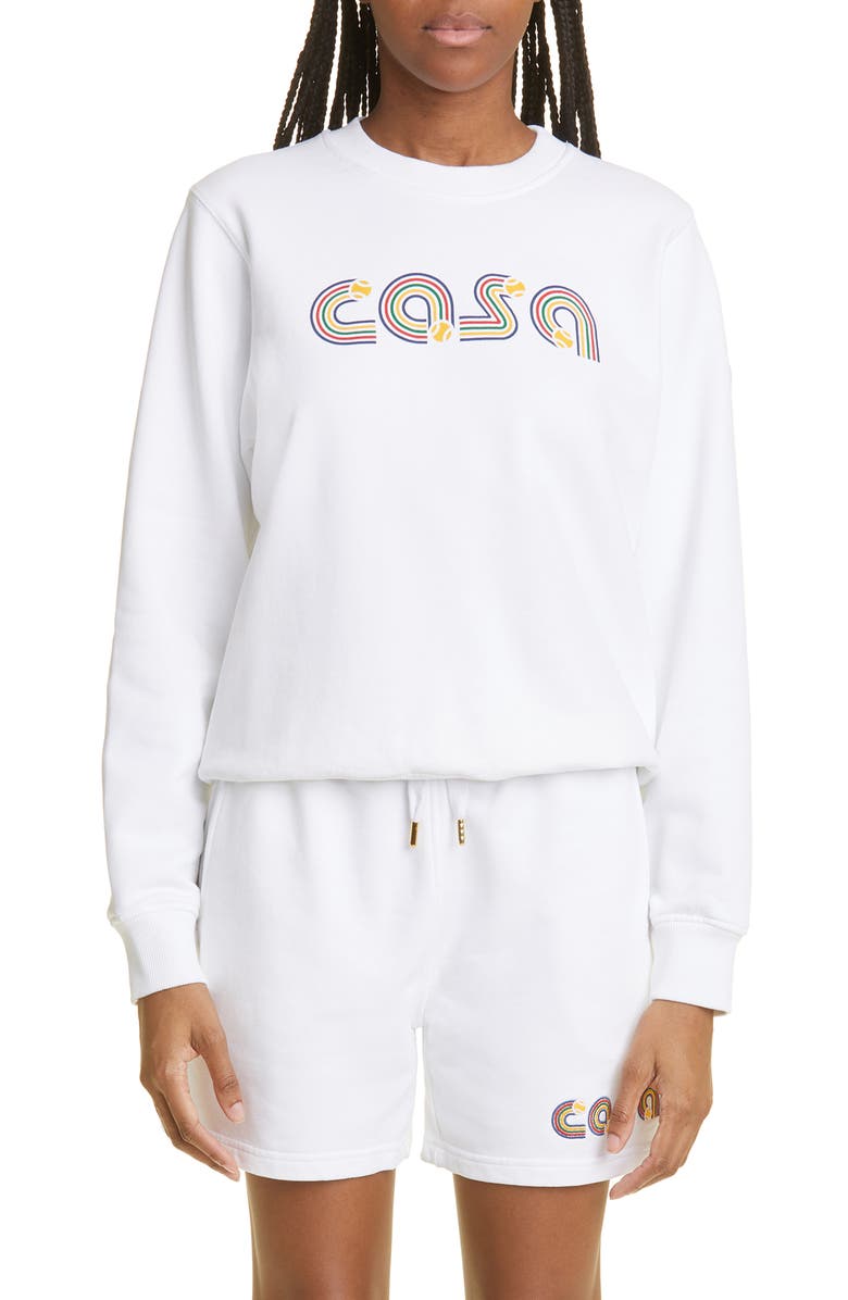 Casablanca Casa Organic Cotton Sweatshirt, Alternate, color, 