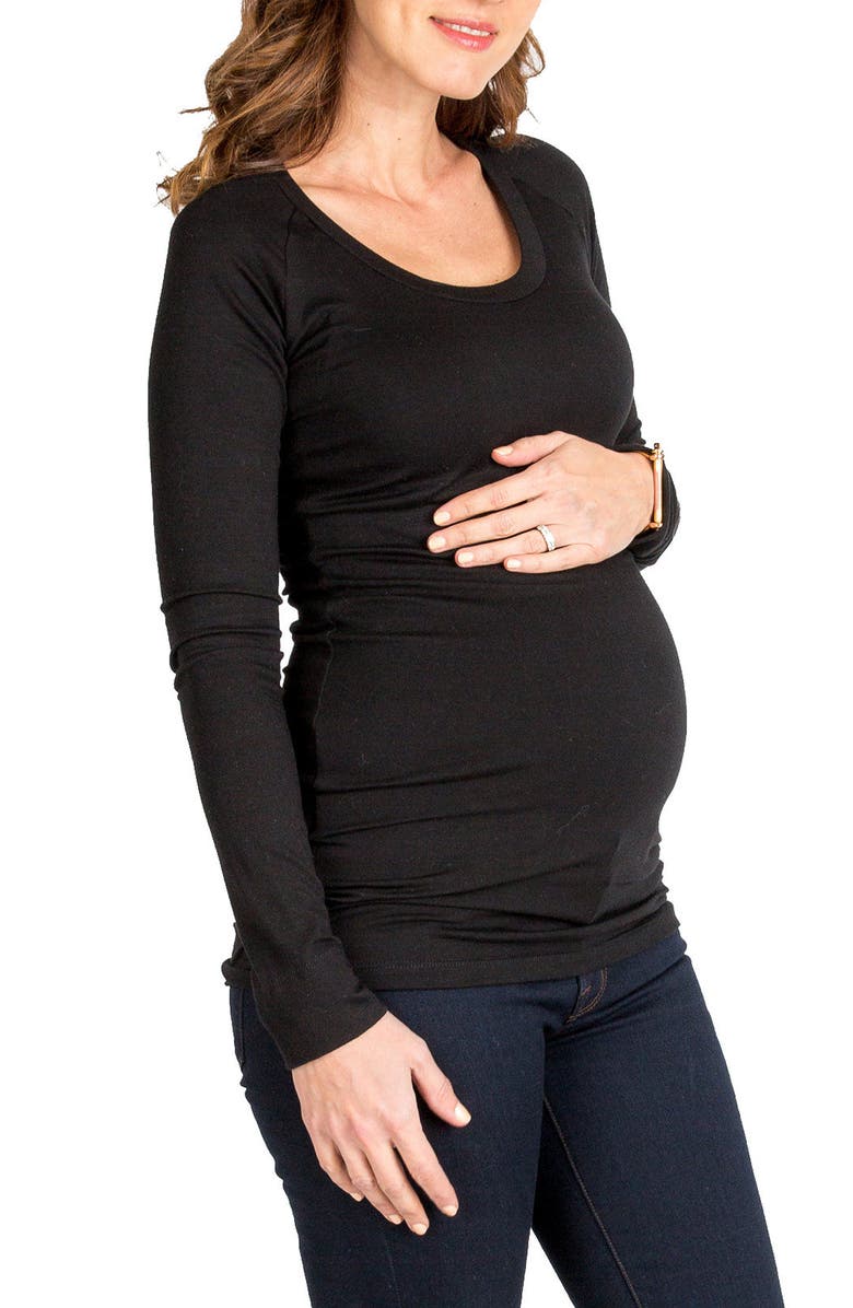 Nom Maternity Phoebe Maternity Top, Alternate, color, 