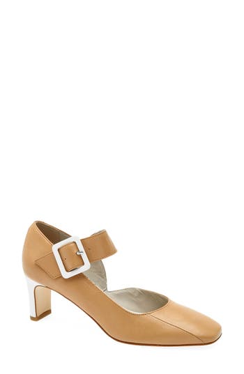 Amalfi By Rangoni Superbro Square Toe Pump In Brown