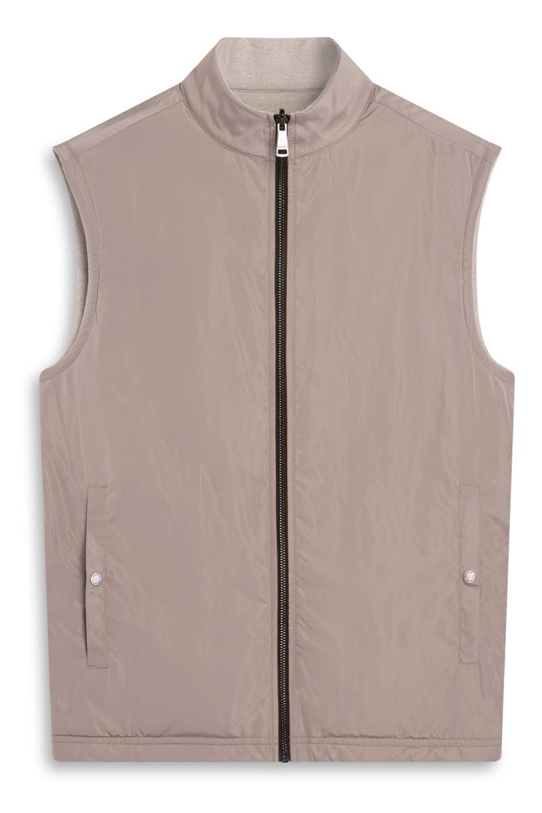 Reversible Knit Vest, Alternate, color, TAUPE